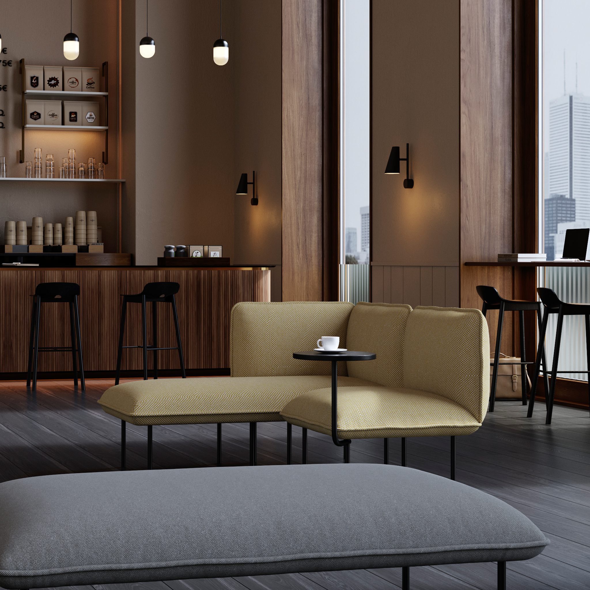 Nakki Modular - Chaise longue right module