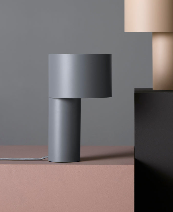 Tangent table lamp - Cool grey