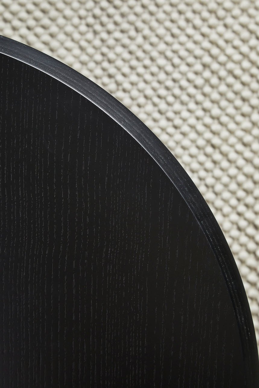 Soround coffee table - Black ash (Ø75xH44,50)