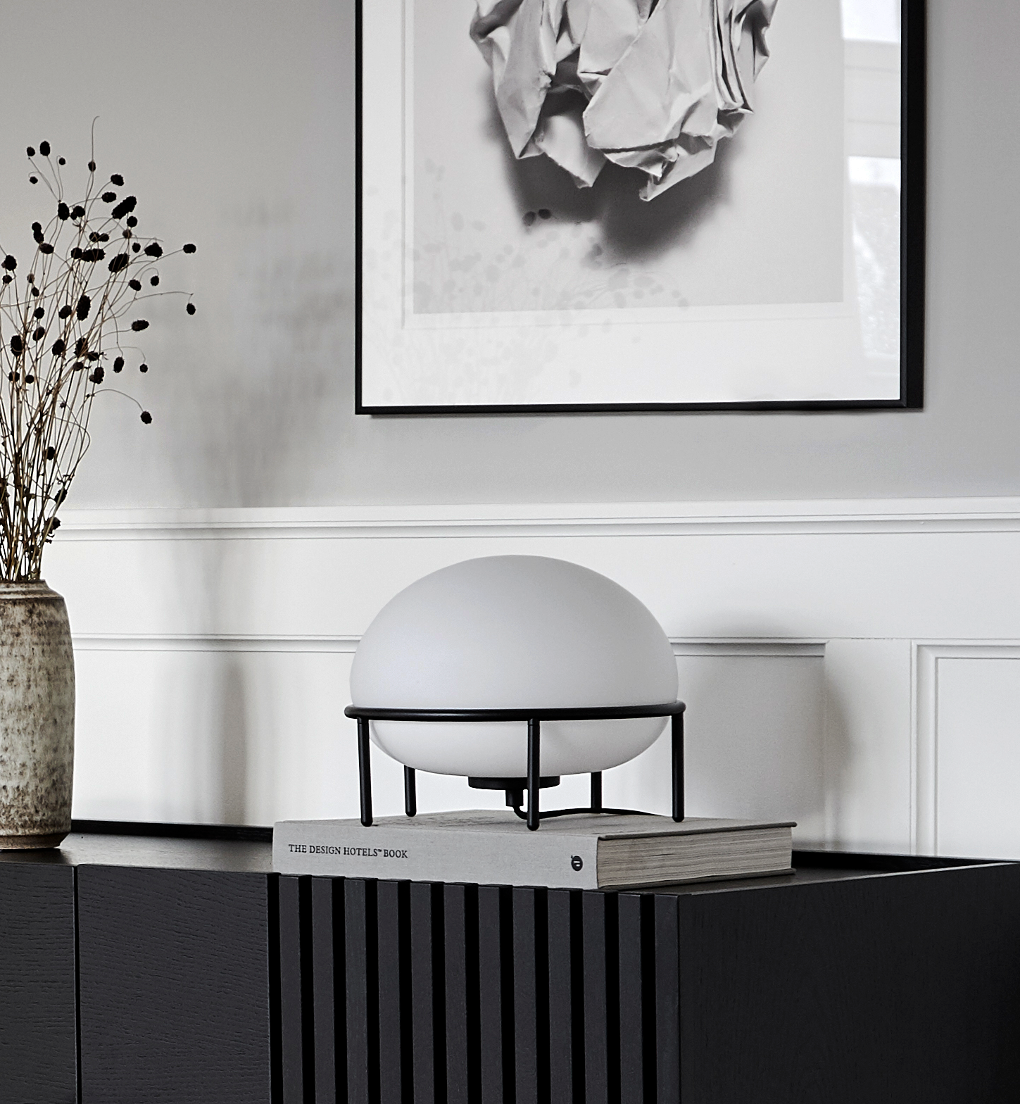 Pump table lamp