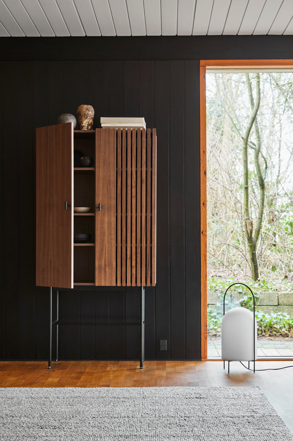 Array highboard (80 cm) - Walnut