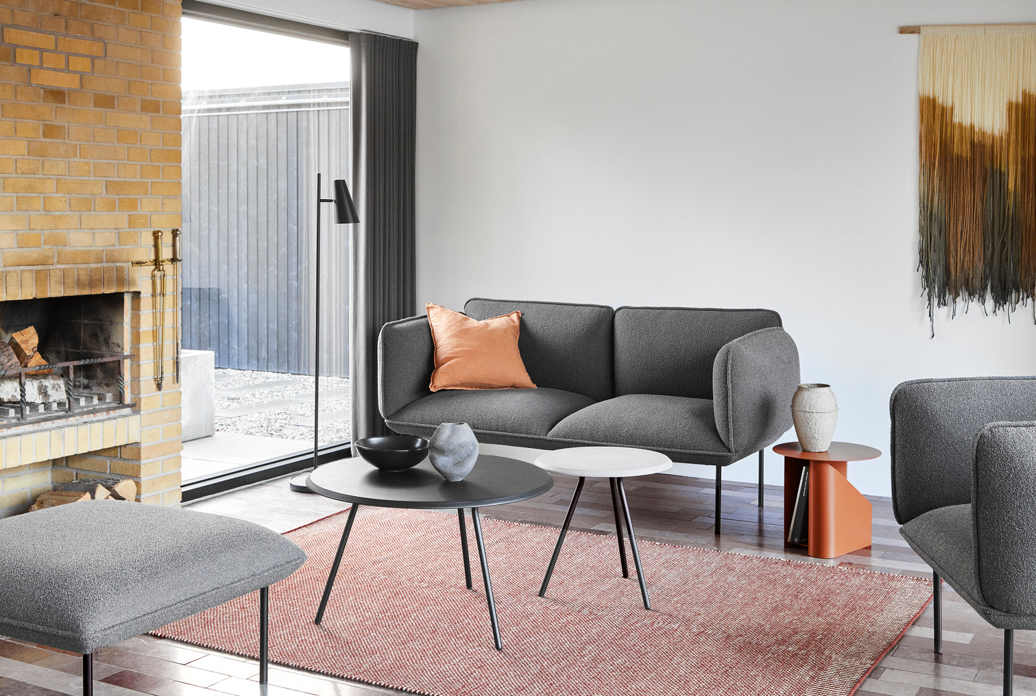 Soround coffee table - Concrete (Ø60xH40,50)