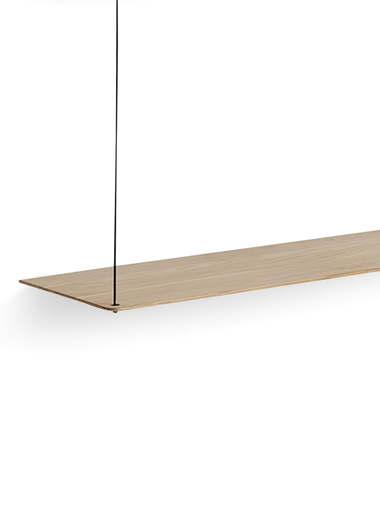 Stedge shelf (60 cm) - White pigmented oak (3 shelves)