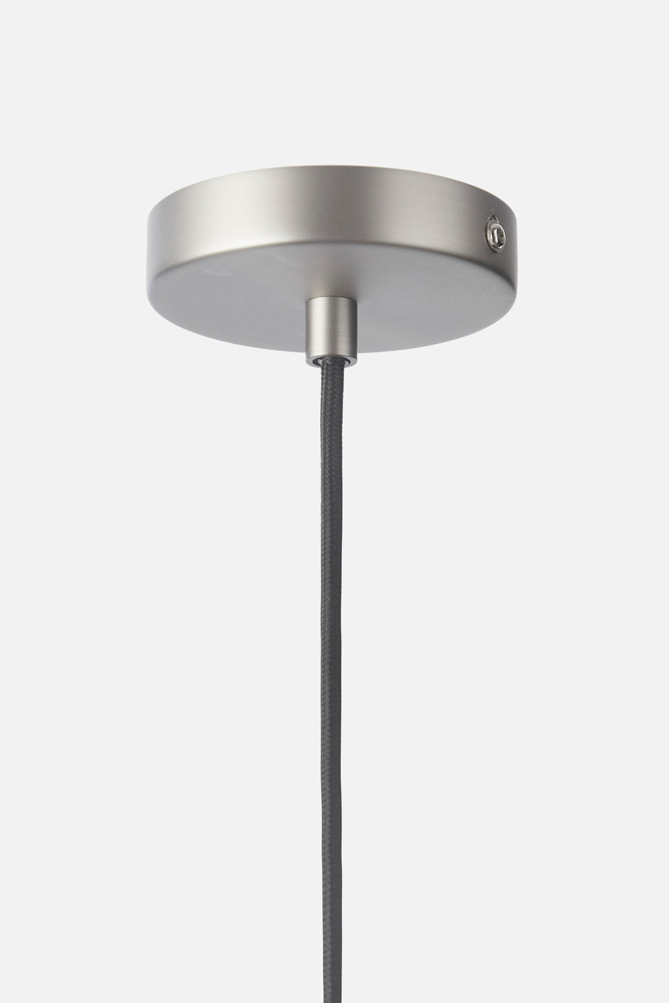 Stone pendant (Small) - Brushed metal finish