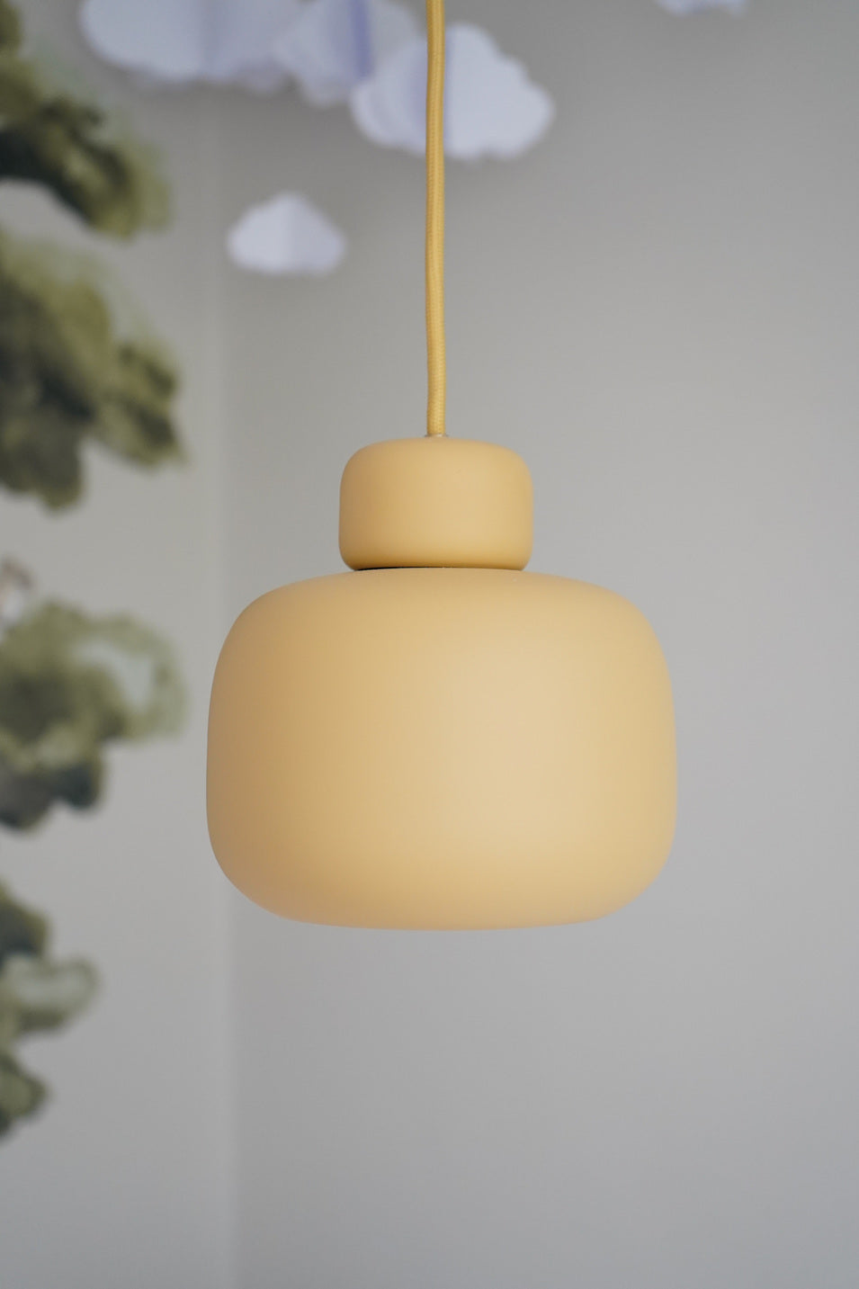 Stone pendant (Small) - Mustard